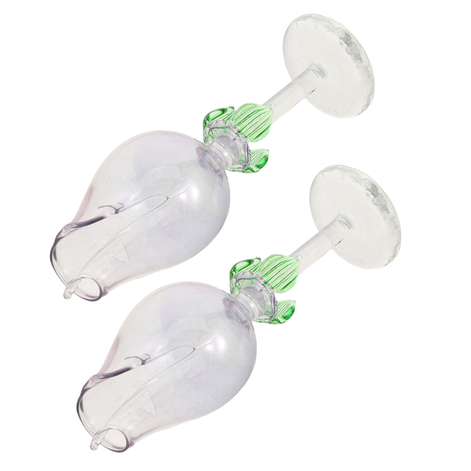 Home And You Fragrance Diffuser - 2個入り 花型ガラス製エッセンシャルオイルディフューザー 装飾用アロマセラピーガラスボトル フレグランスディフューザー 家庭、オフィス、寝室用
