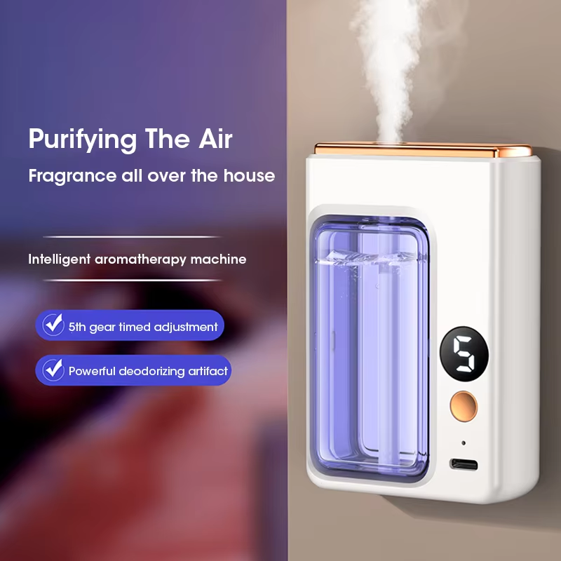 Home Fragrance Brand - 40ML 自動ホームフレグランスマシン エッセンシャルオイルディフューザー ネブライザー 香水香りマシン キッチンとトイレの消臭に