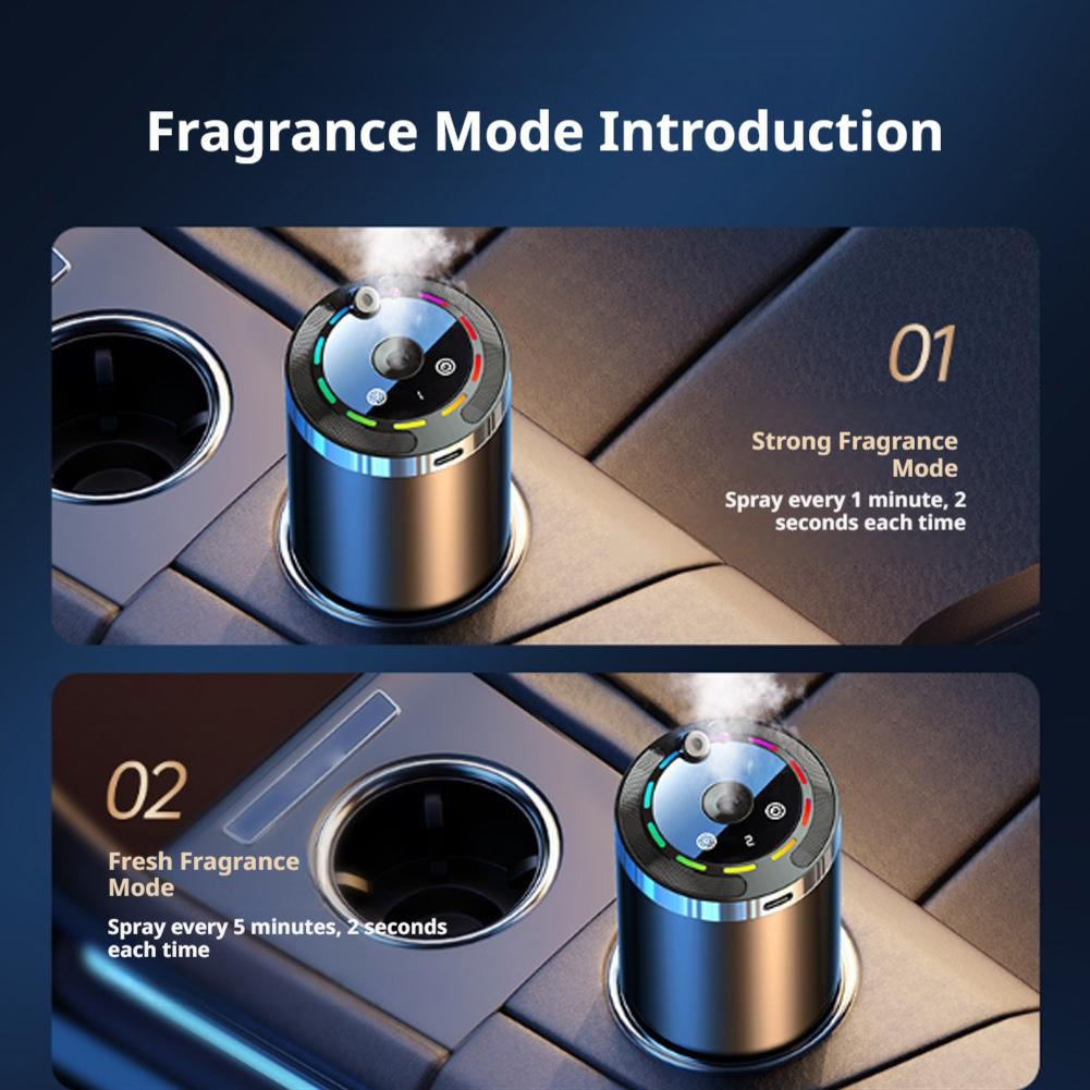 車用電気エアディフューザー アロマベント加湿器 ミスト消臭剤 - Home Fragrance Electric Diffuser のレビューと価格