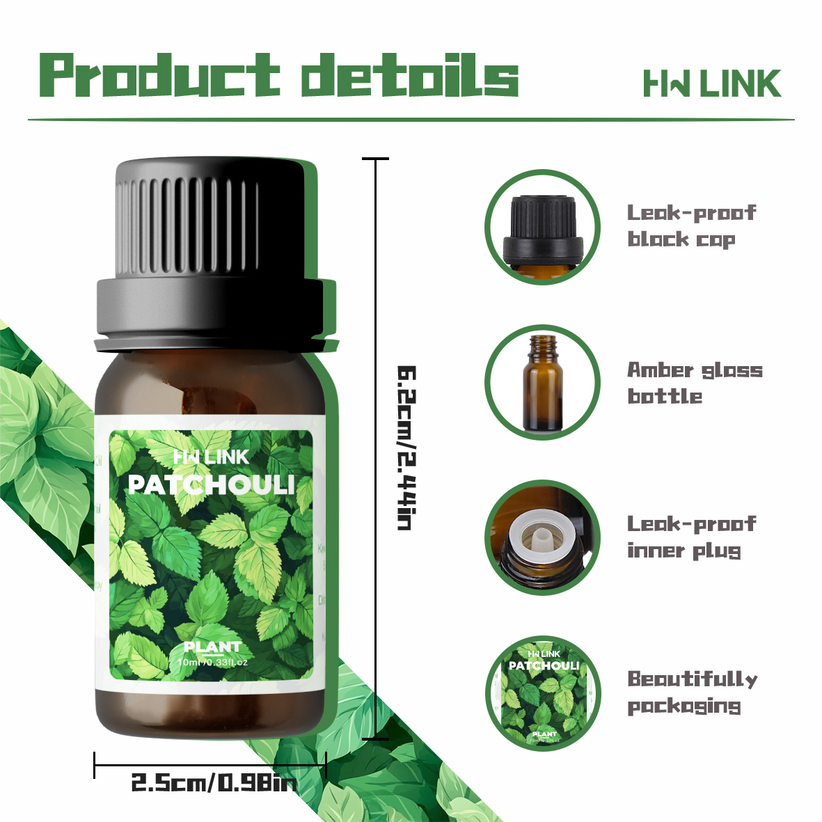 10ml パチュリ エッセンシャルオイル 100% 純粋天然 - Home Fragrance Oil Diffuser のレビューと価格