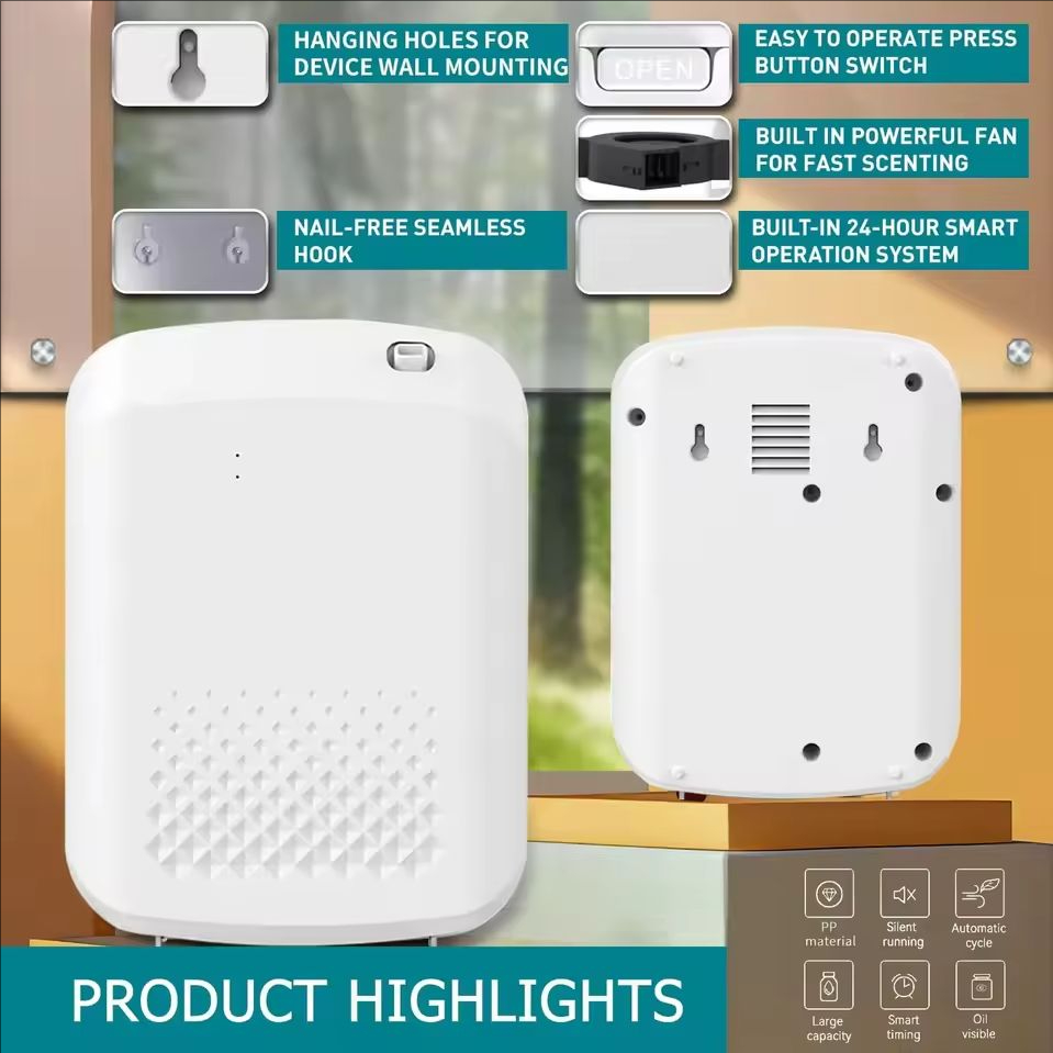フレグランスディフューザー、アロマオイルディフューザー、電動 - Home Fragrance Electric Diffuser のレビューと価格