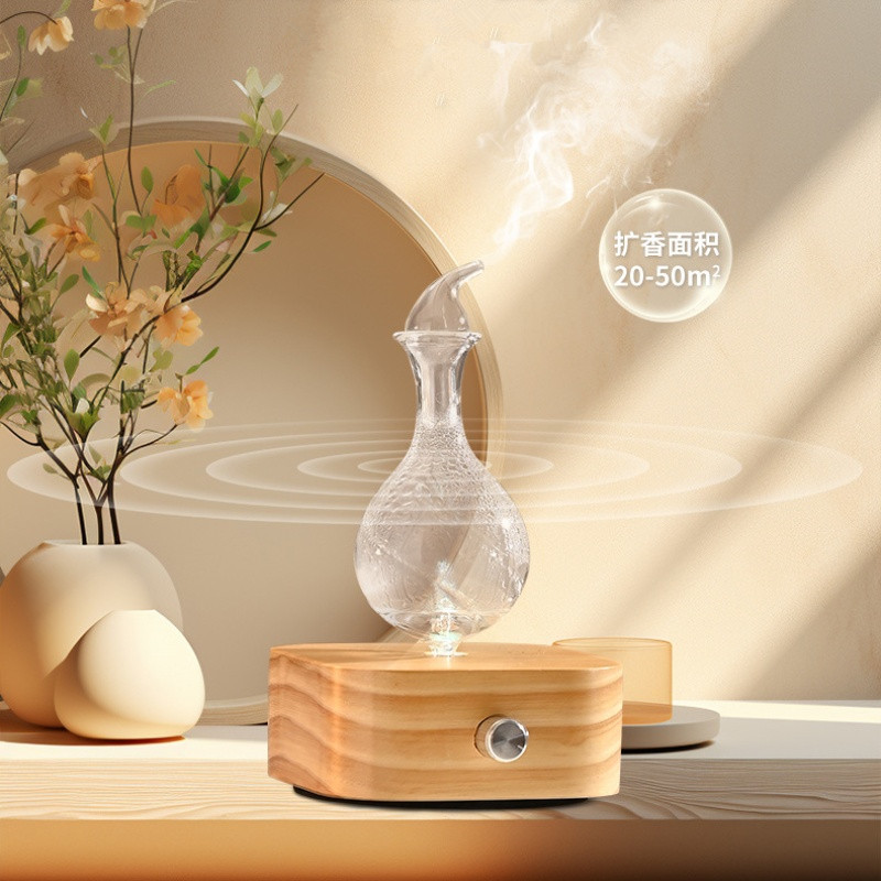 水を使わないアロマエッセンシャルオイルディフューザー 30m - Home Fragrance Electric Diffuser のレビューと価格