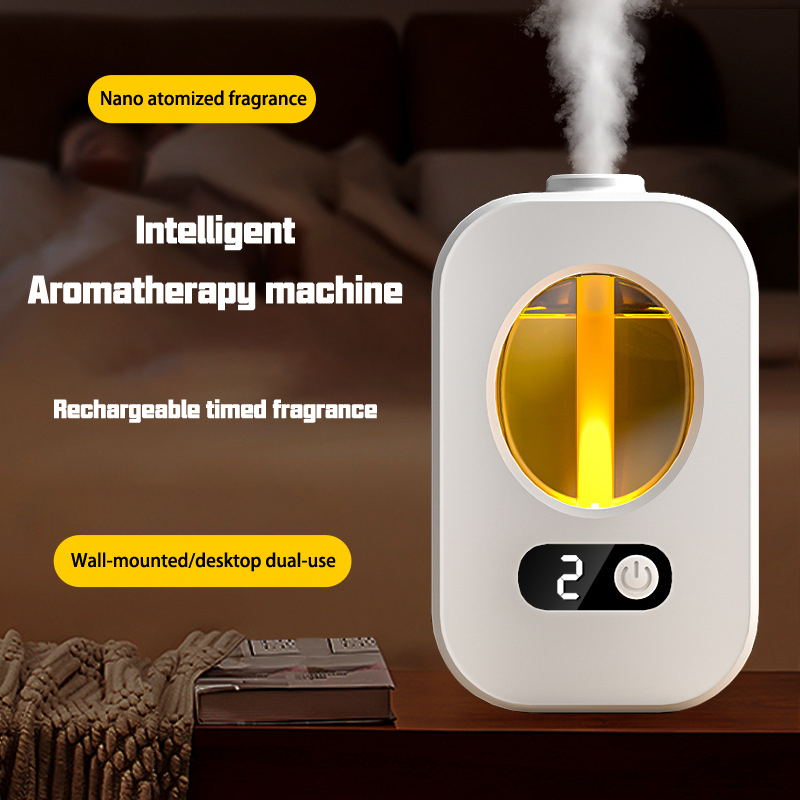 自動ディフューザー アロマセラピーマシン 空気清浄機 トイレ - Home Fragrance Oil Diffuser のレビューと価格