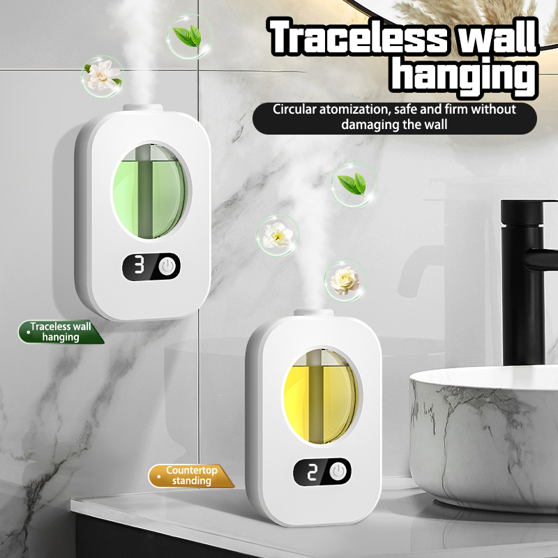 自動ディフューザー アロマセラピーマシン 空気清浄機 トイレ - Home Fragrance Oil Diffuser のレビューと価格