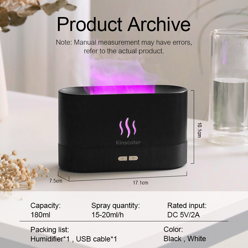 USBデスクトップフレームアロマディフューザー加湿器 7色シ - Home Fragrance Oil Diffuser のレビューと価格
